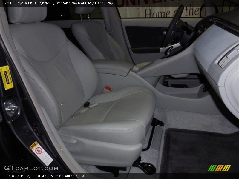 Winter Gray Metallic / Dark Gray 2011 Toyota Prius Hybrid III