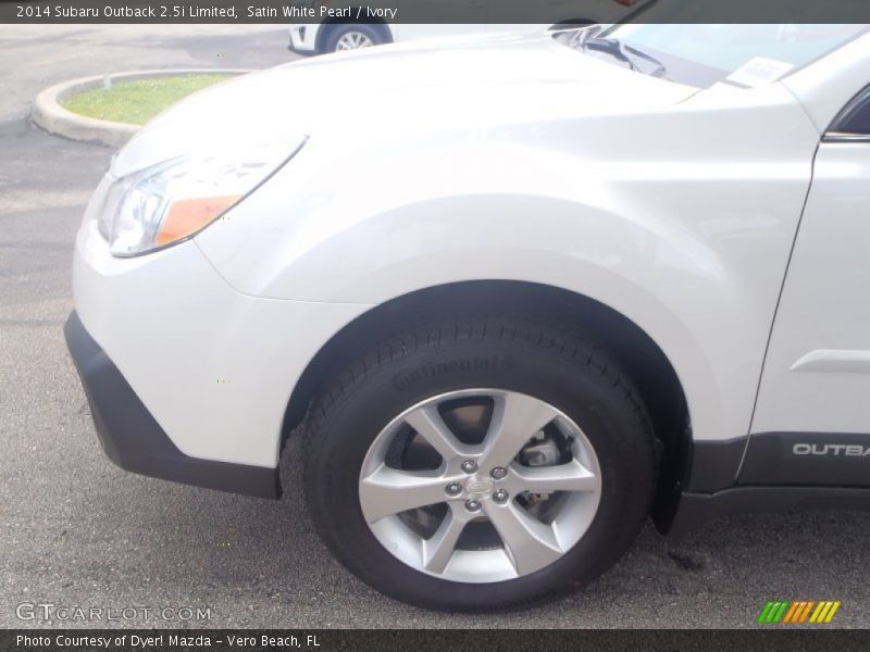 Satin White Pearl / Ivory 2014 Subaru Outback 2.5i Limited