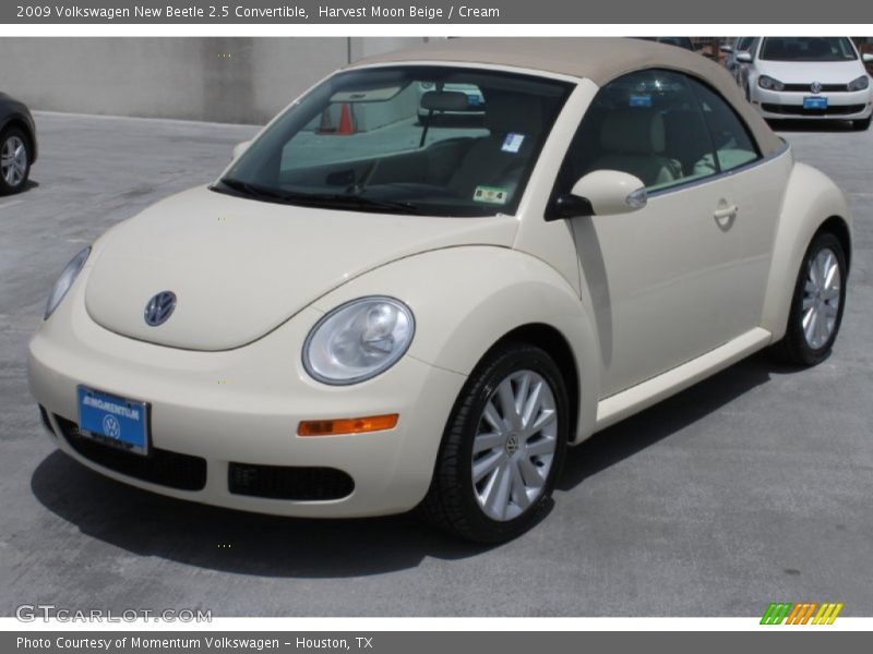 Harvest Moon Beige / Cream 2009 Volkswagen New Beetle 2.5 Convertible