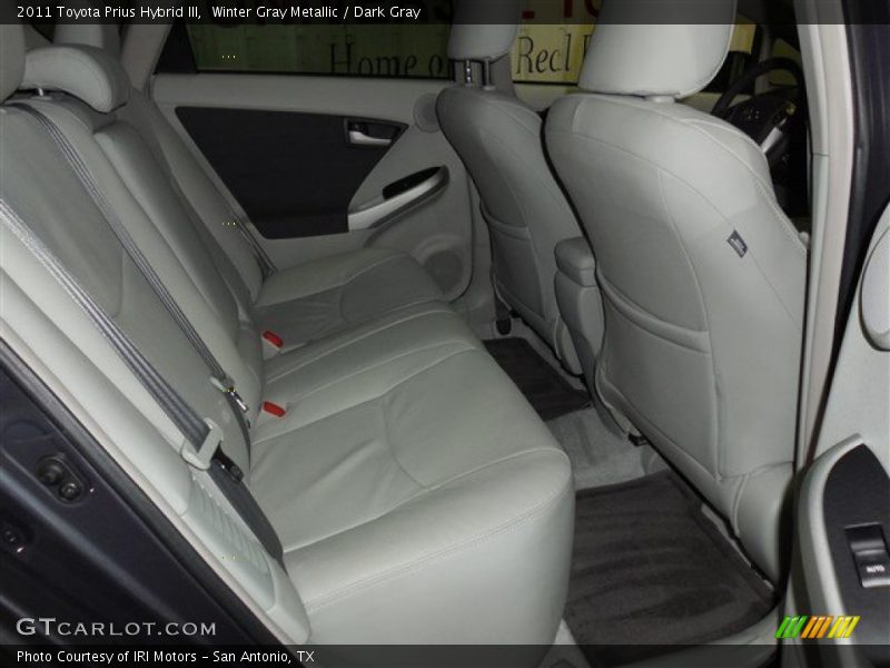 Winter Gray Metallic / Dark Gray 2011 Toyota Prius Hybrid III