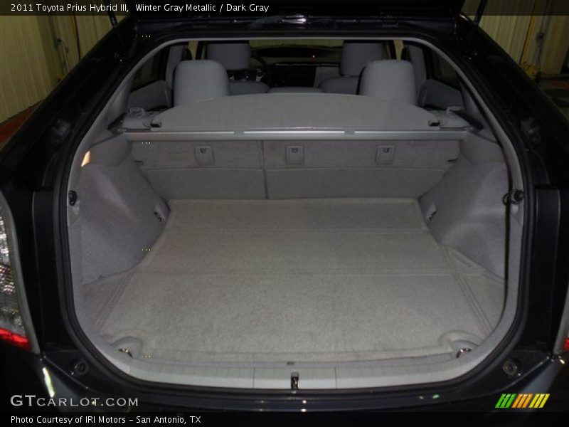 Winter Gray Metallic / Dark Gray 2011 Toyota Prius Hybrid III
