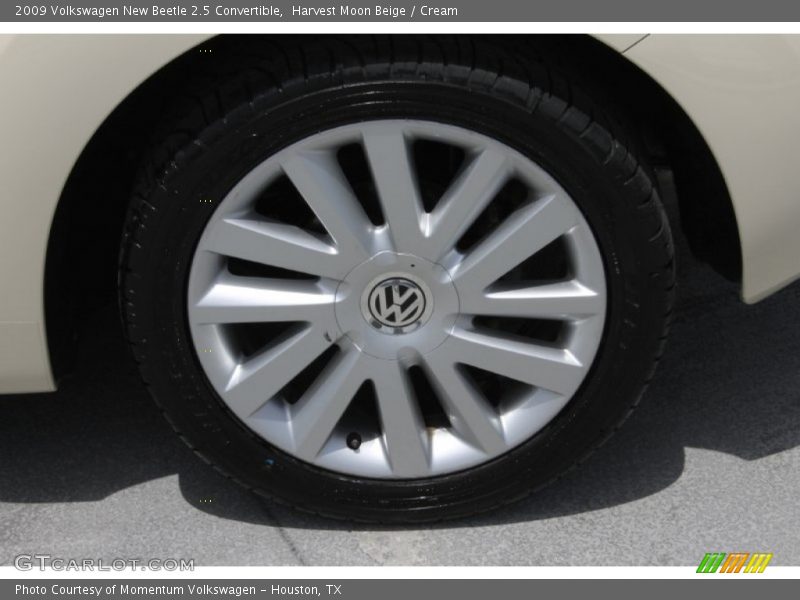 Harvest Moon Beige / Cream 2009 Volkswagen New Beetle 2.5 Convertible