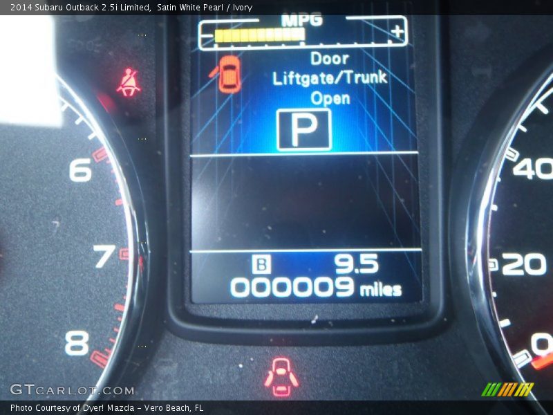 Satin White Pearl / Ivory 2014 Subaru Outback 2.5i Limited