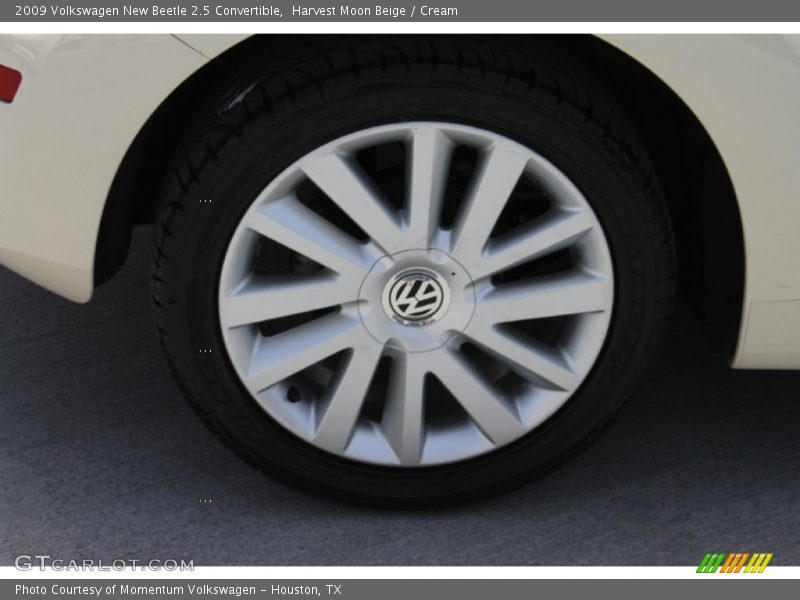 Harvest Moon Beige / Cream 2009 Volkswagen New Beetle 2.5 Convertible