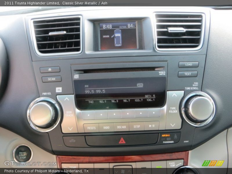 Classic Silver Metallic / Ash 2011 Toyota Highlander Limited