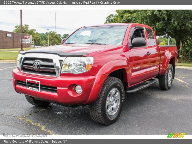 Impulse Red Pearl / Graphite Gray 2006 Toyota Tacoma V6 TRD Access Cab 4x4