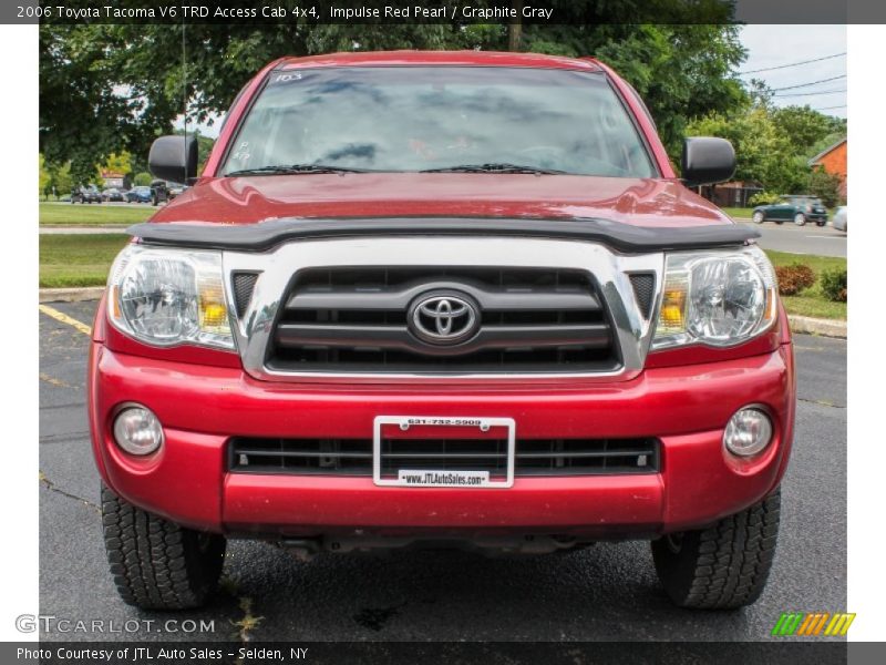 Impulse Red Pearl / Graphite Gray 2006 Toyota Tacoma V6 TRD Access Cab 4x4