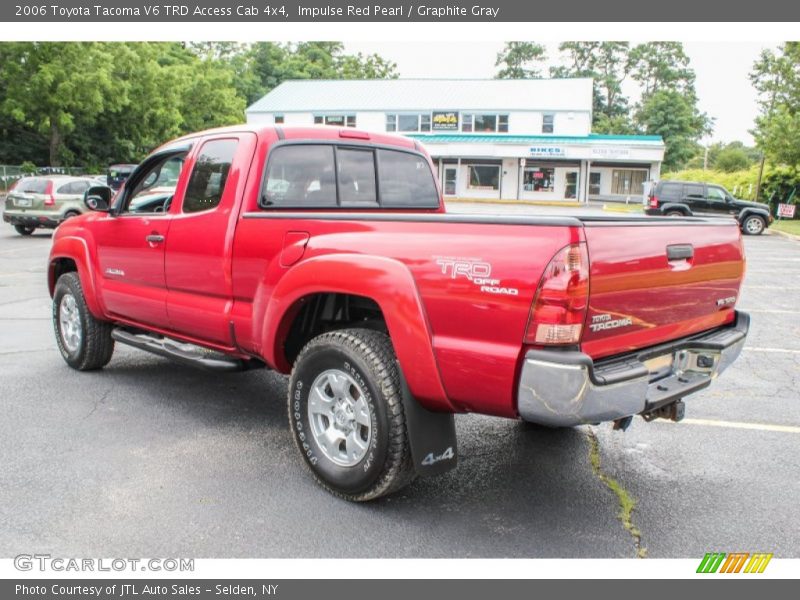 Impulse Red Pearl / Graphite Gray 2006 Toyota Tacoma V6 TRD Access Cab 4x4