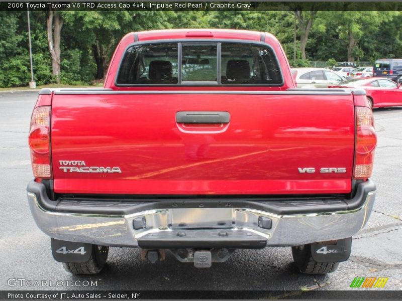 Impulse Red Pearl / Graphite Gray 2006 Toyota Tacoma V6 TRD Access Cab 4x4