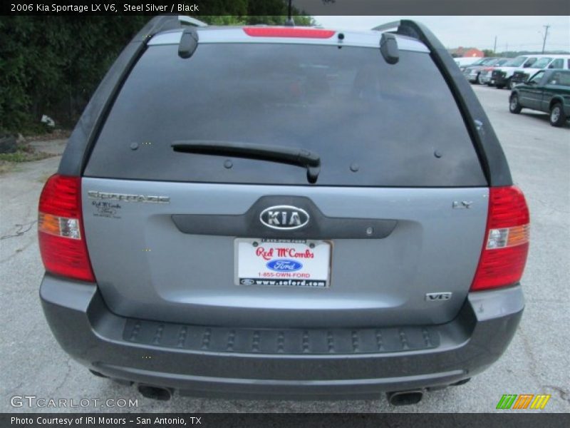 Steel Silver / Black 2006 Kia Sportage LX V6