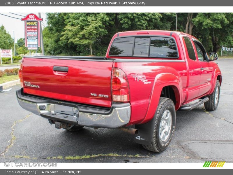 Impulse Red Pearl / Graphite Gray 2006 Toyota Tacoma V6 TRD Access Cab 4x4