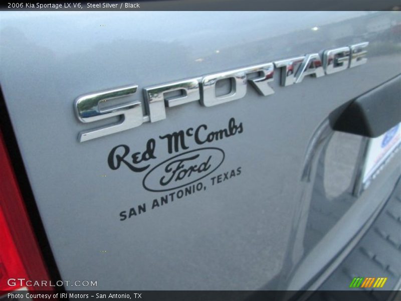 Steel Silver / Black 2006 Kia Sportage LX V6