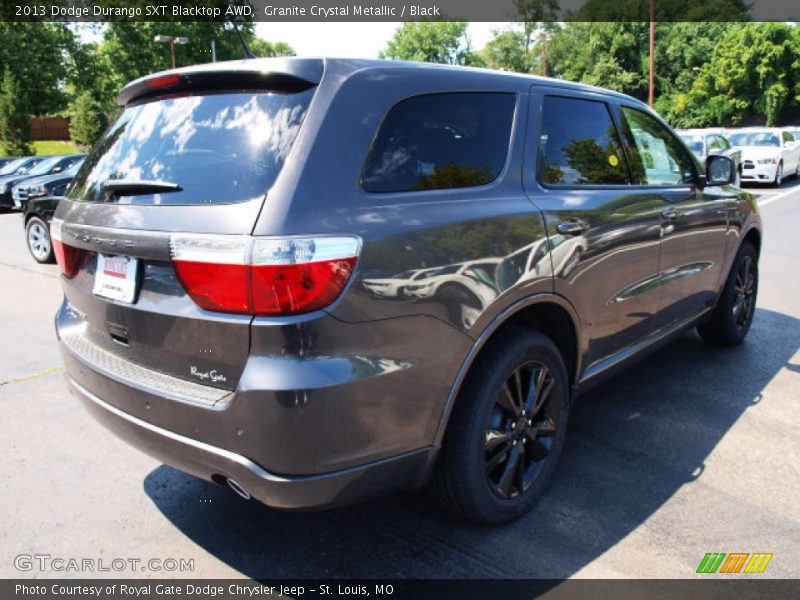 Granite Crystal Metallic / Black 2013 Dodge Durango SXT Blacktop AWD