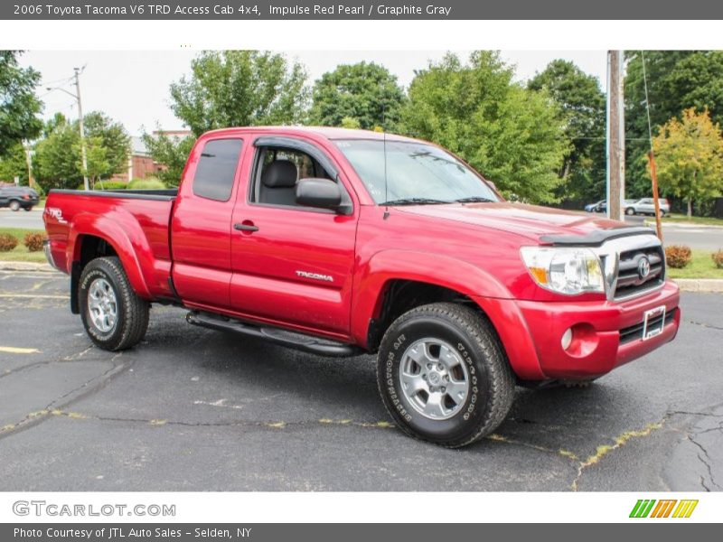 Impulse Red Pearl / Graphite Gray 2006 Toyota Tacoma V6 TRD Access Cab 4x4