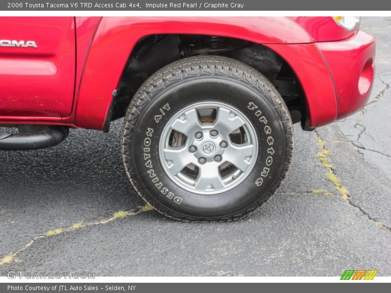 Impulse Red Pearl / Graphite Gray 2006 Toyota Tacoma V6 TRD Access Cab 4x4
