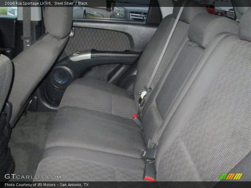 Steel Silver / Black 2006 Kia Sportage LX V6