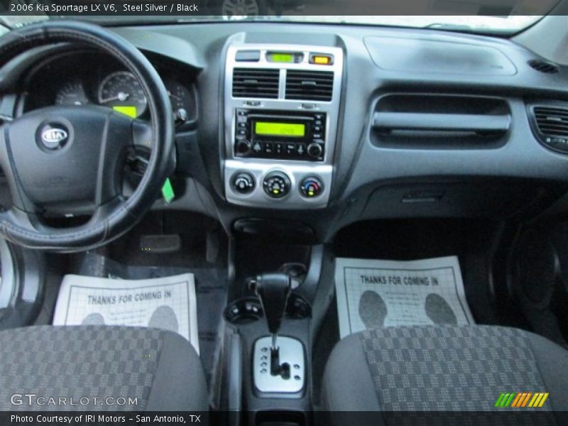 Steel Silver / Black 2006 Kia Sportage LX V6