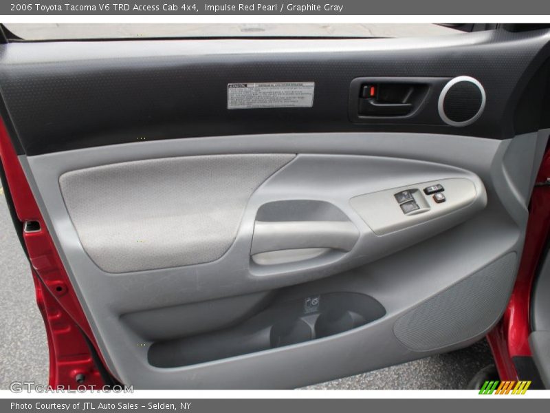 Impulse Red Pearl / Graphite Gray 2006 Toyota Tacoma V6 TRD Access Cab 4x4