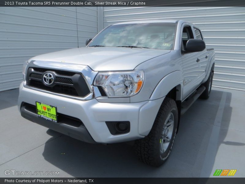 Silver Streak Mica / Graphite 2013 Toyota Tacoma SR5 Prerunner Double Cab
