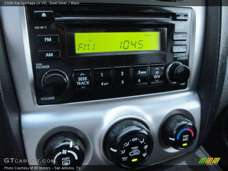 Steel Silver / Black 2006 Kia Sportage LX V6