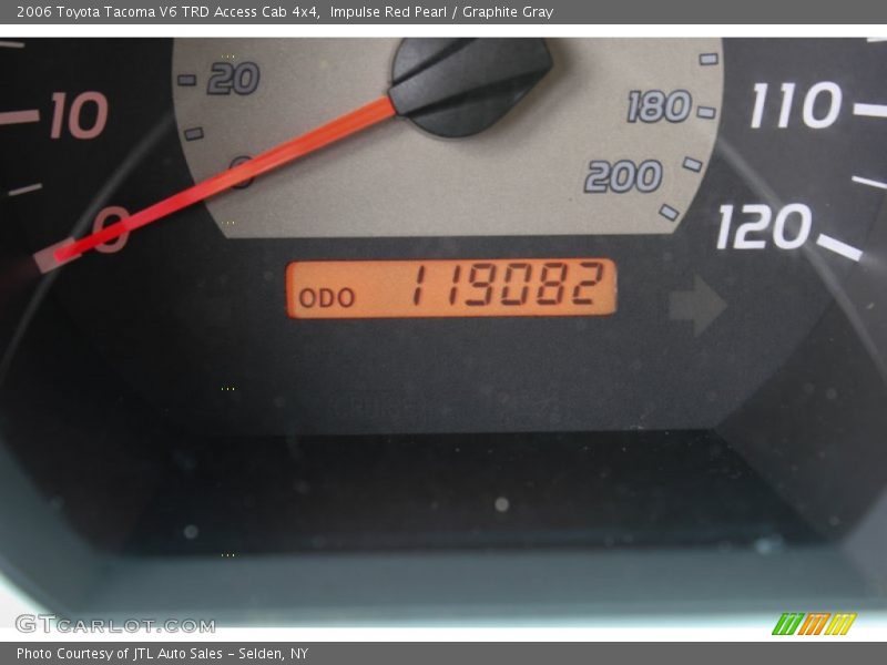 Impulse Red Pearl / Graphite Gray 2006 Toyota Tacoma V6 TRD Access Cab 4x4