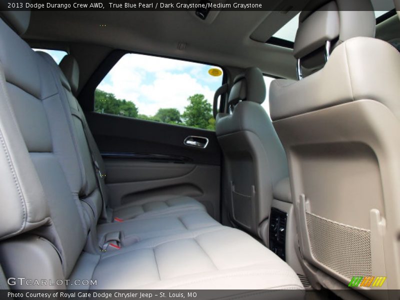 True Blue Pearl / Dark Graystone/Medium Graystone 2013 Dodge Durango Crew AWD