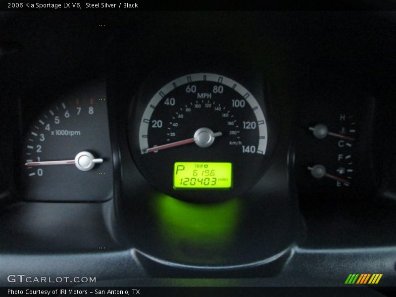 Steel Silver / Black 2006 Kia Sportage LX V6