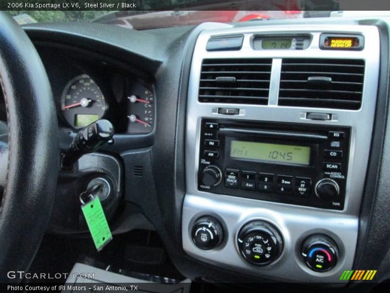 Steel Silver / Black 2006 Kia Sportage LX V6