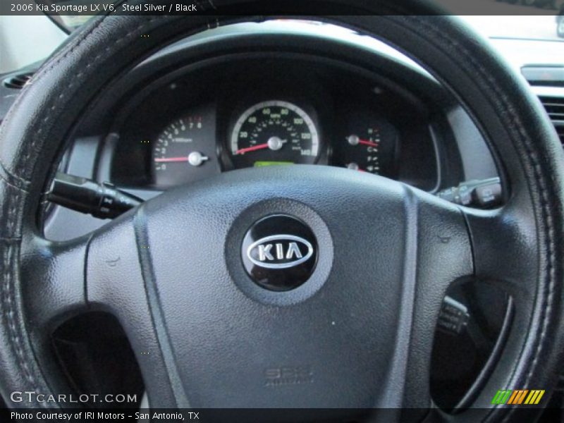 Steel Silver / Black 2006 Kia Sportage LX V6
