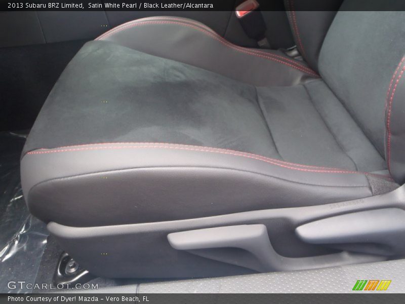 Satin White Pearl / Black Leather/Alcantara 2013 Subaru BRZ Limited