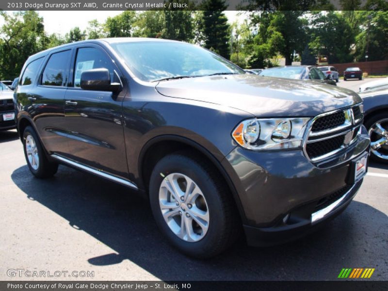 Granite Crystal Metallic / Black 2013 Dodge Durango SXT AWD