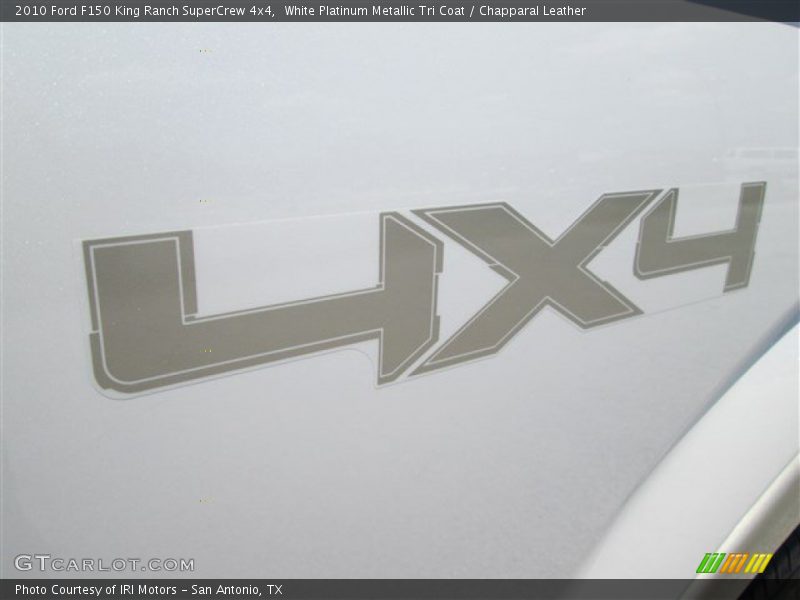 White Platinum Metallic Tri Coat / Chapparal Leather 2010 Ford F150 King Ranch SuperCrew 4x4