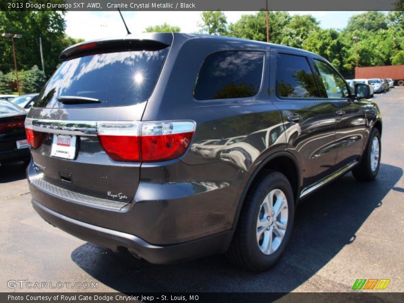 Granite Crystal Metallic / Black 2013 Dodge Durango SXT AWD