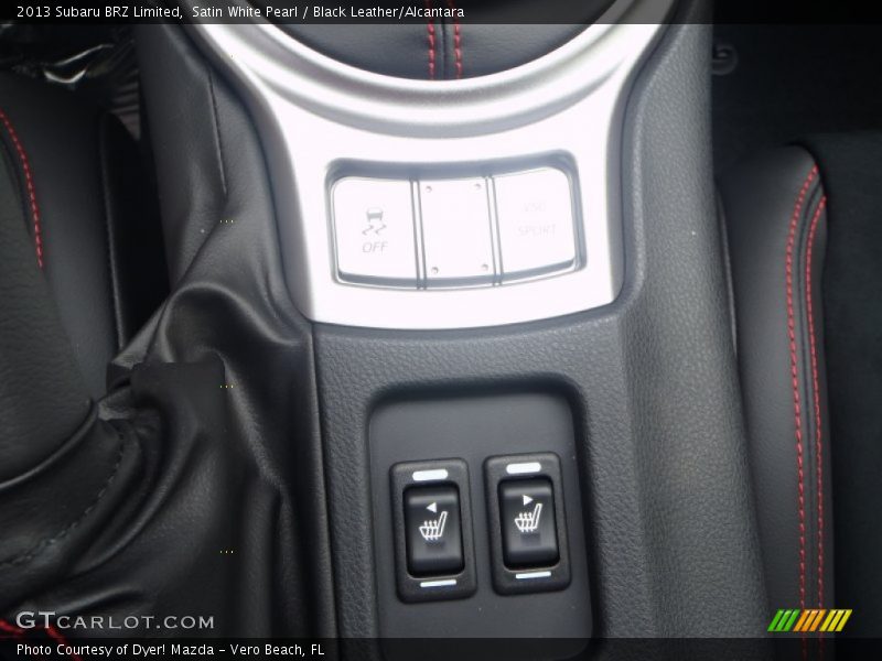 Satin White Pearl / Black Leather/Alcantara 2013 Subaru BRZ Limited
