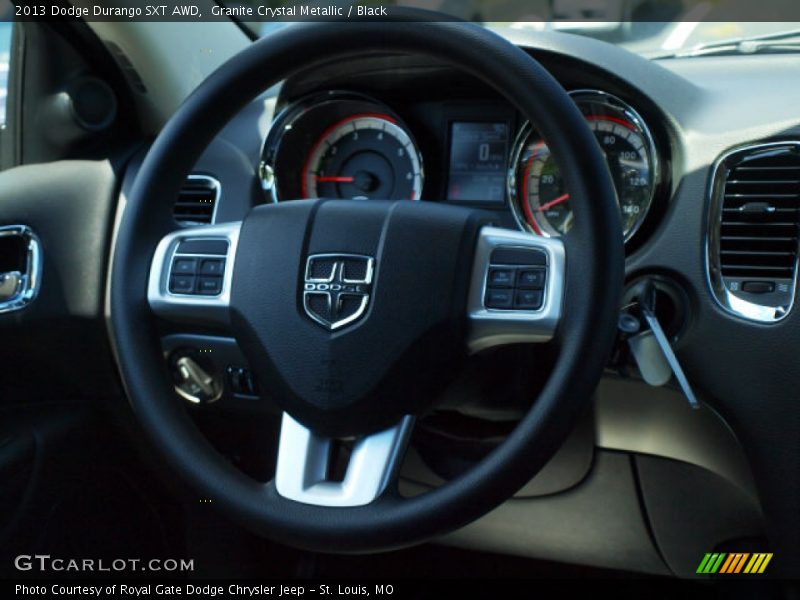 Granite Crystal Metallic / Black 2013 Dodge Durango SXT AWD