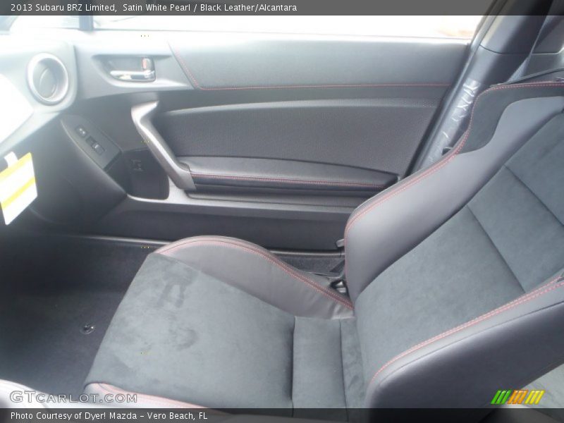 Satin White Pearl / Black Leather/Alcantara 2013 Subaru BRZ Limited