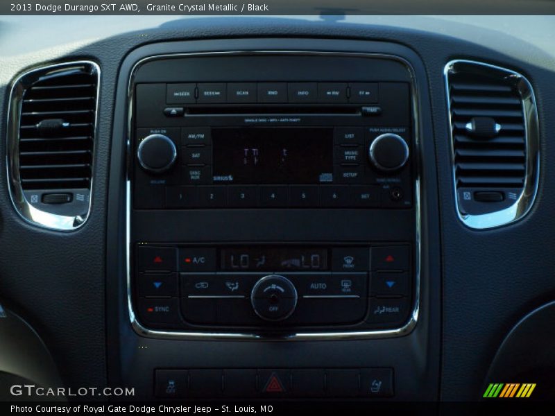 Granite Crystal Metallic / Black 2013 Dodge Durango SXT AWD