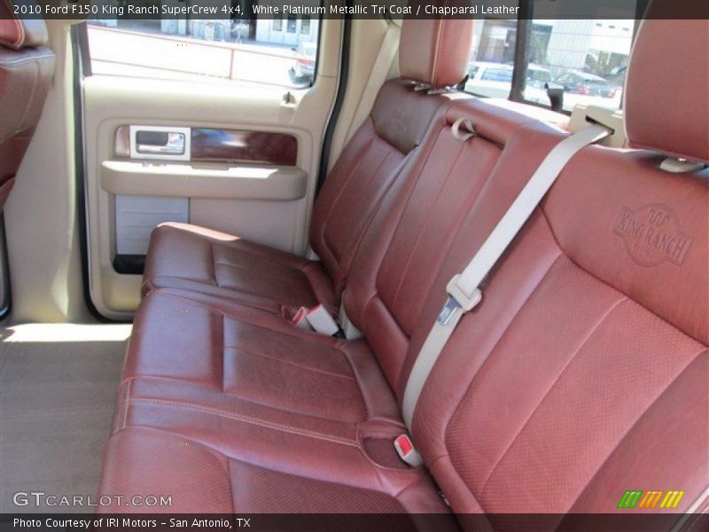 White Platinum Metallic Tri Coat / Chapparal Leather 2010 Ford F150 King Ranch SuperCrew 4x4