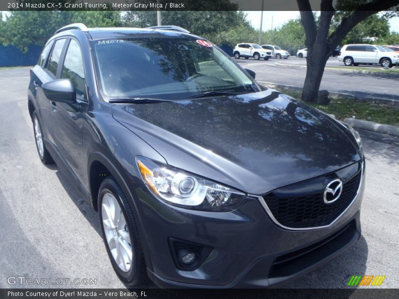 Meteor Gray Mica / Black 2014 Mazda CX-5 Grand Touring