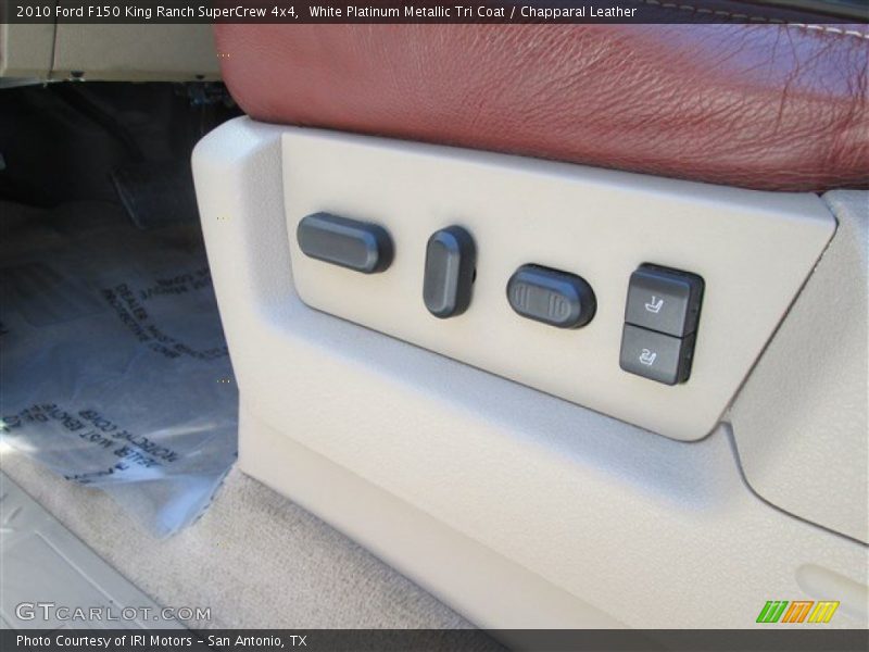 White Platinum Metallic Tri Coat / Chapparal Leather 2010 Ford F150 King Ranch SuperCrew 4x4
