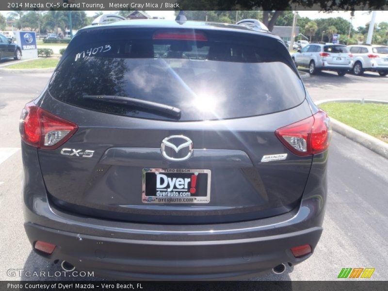 Meteor Gray Mica / Black 2014 Mazda CX-5 Grand Touring
