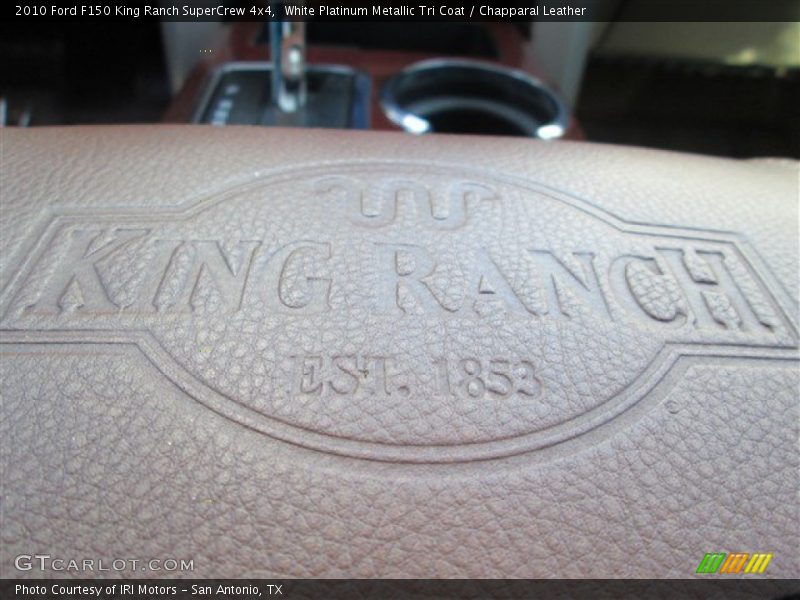White Platinum Metallic Tri Coat / Chapparal Leather 2010 Ford F150 King Ranch SuperCrew 4x4