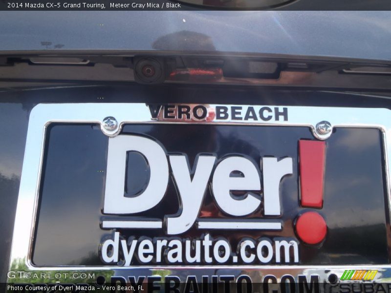 Meteor Gray Mica / Black 2014 Mazda CX-5 Grand Touring