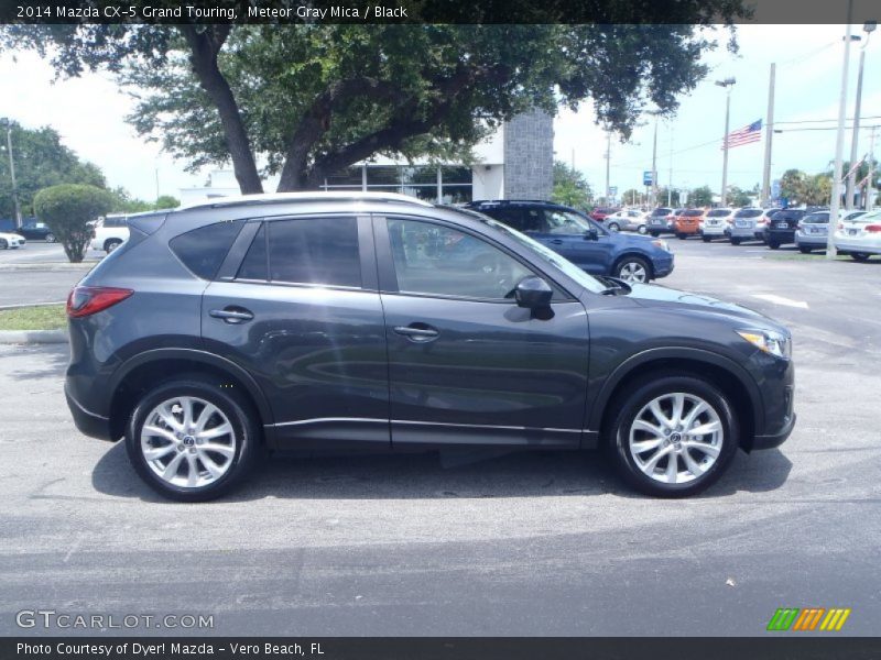 Meteor Gray Mica / Black 2014 Mazda CX-5 Grand Touring