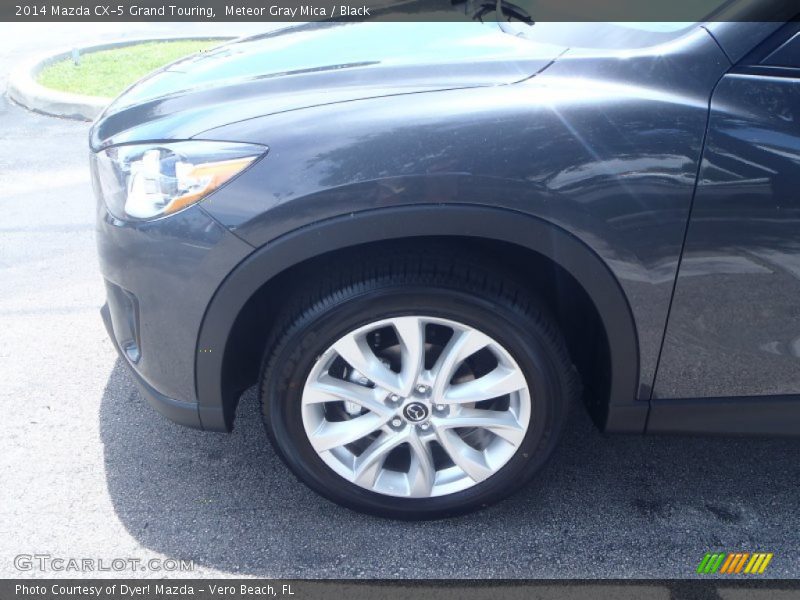 Meteor Gray Mica / Black 2014 Mazda CX-5 Grand Touring