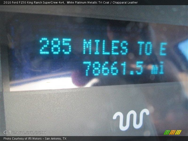 White Platinum Metallic Tri Coat / Chapparal Leather 2010 Ford F150 King Ranch SuperCrew 4x4