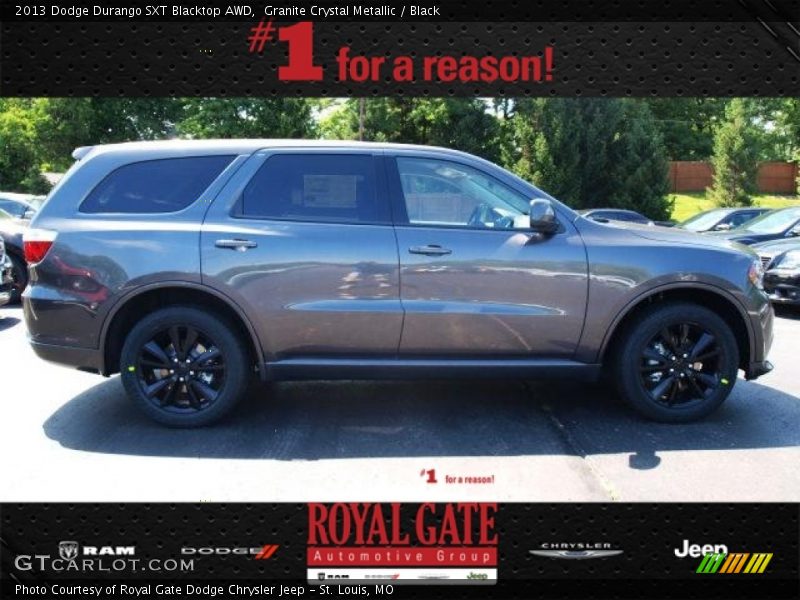Granite Crystal Metallic / Black 2013 Dodge Durango SXT Blacktop AWD