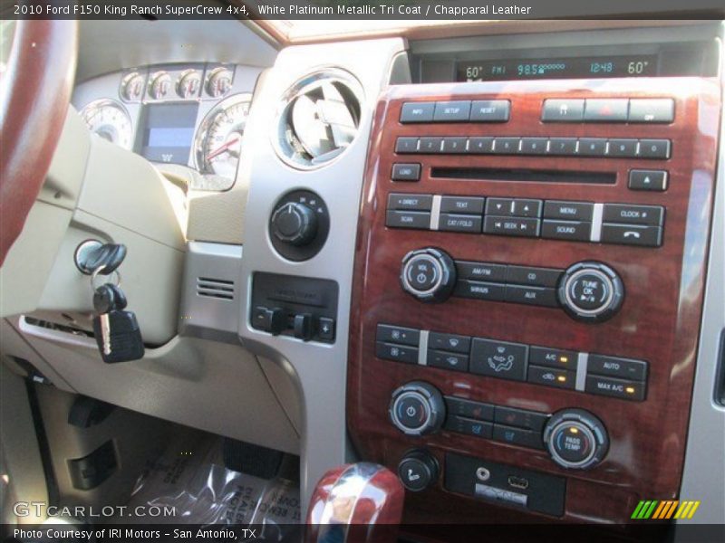 White Platinum Metallic Tri Coat / Chapparal Leather 2010 Ford F150 King Ranch SuperCrew 4x4