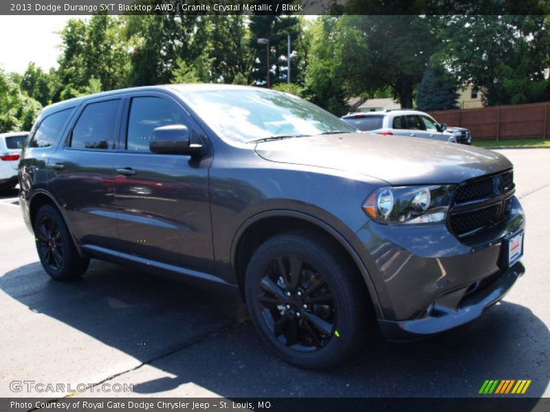Granite Crystal Metallic / Black 2013 Dodge Durango SXT Blacktop AWD