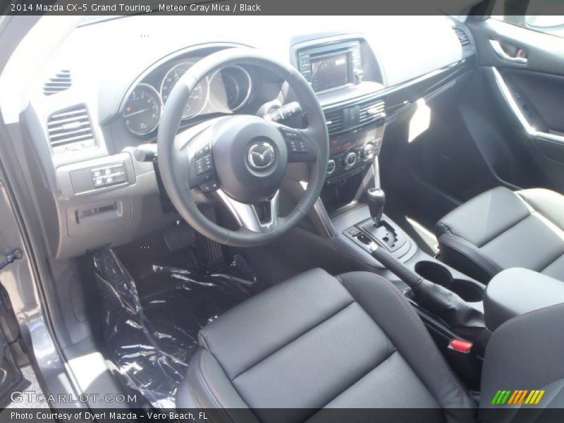 Meteor Gray Mica / Black 2014 Mazda CX-5 Grand Touring